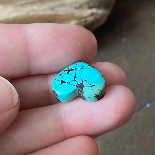 ハートシェイプ♡ターコイズ ♢ナチュラル フーベイターコイズ ルース