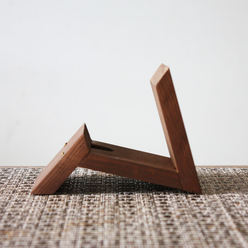 国産天然木】職人手作り 木製スマホスタンド【端材】 スマホスタンド