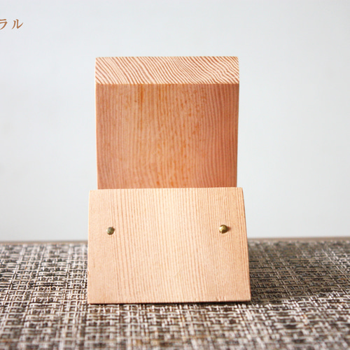 国産天然木】職人手作り 木製スマホスタンド【端材】 スマホスタンド