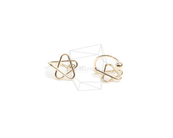 ERG-2150-G【2個入り】スターイヤーカフ/Star Earcuffs Earrings 3枚目の画像