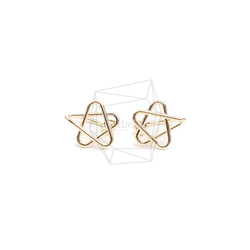 ERG-2150-G【2個入り】スターイヤーカフ/Star Earcuffs Earrings 1枚目の画像