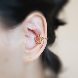 ERG-2150-G【2個入り】スターイヤーカフ/Star Earcuffs Earrings 6枚目の画像