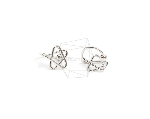 ERG-2150-R【2個入り】スターイヤーカフ/Star Earcuffs Earrings 2枚目の画像