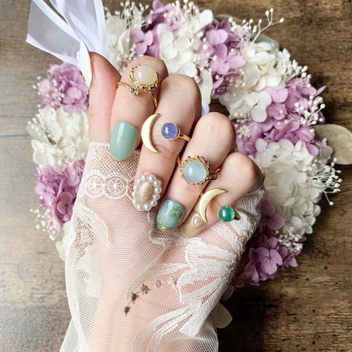 姫の落としもの*+｡ マーメイド 人魚姫 ブルー 海 月 エチオピア 