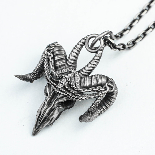 スワロフスキー スカルペンダント ネックレス SWAROVSKI 【中古】スワロフスキー スカルペンダント ネックレス