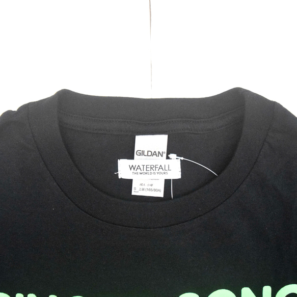 インコツアーTシャツ「インコピアノ/シンセサイザー」 ブラック Mサイズ WATERFALLオリジナル商品 3枚目の画像