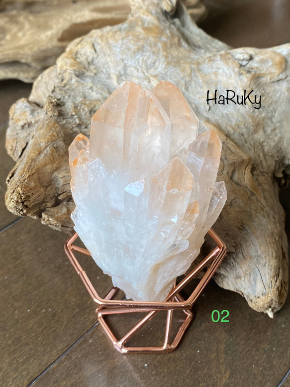 ♢売約済み♢マダガスカル産 ピンククォーツ 水晶ポイント 原石 02