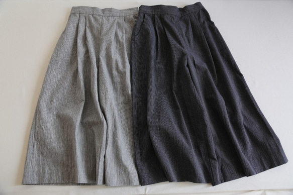 ⚪︎10%OFF⚪︎Mサイズ亀田縞のたりズボン（濃灰色） 5枚目の画像