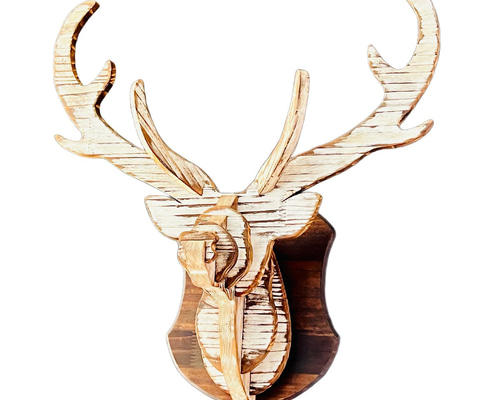 Hunting trophy MI-MI-MOKO(ミーミーモコ) 木製ハンティングトロフィー