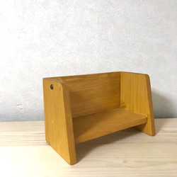 小さな雑貨【ミニミニベンチ】ナチュラル　ハンドメイド　木製雑貨 5枚目の画像