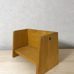 小さな雑貨【ミニミニベンチ】ナチュラル　ハンドメイド　木製雑貨 6枚目の画像