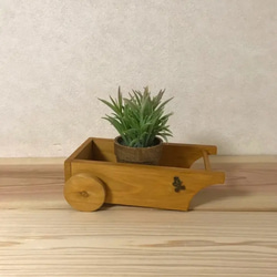 小さな雑貨【小さな荷台】ハンドメイド　木製雑貨　 5枚目の画像