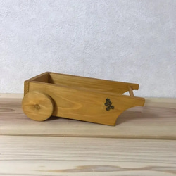 小さな雑貨【小さな荷台】ハンドメイド　木製雑貨　 3枚目の画像