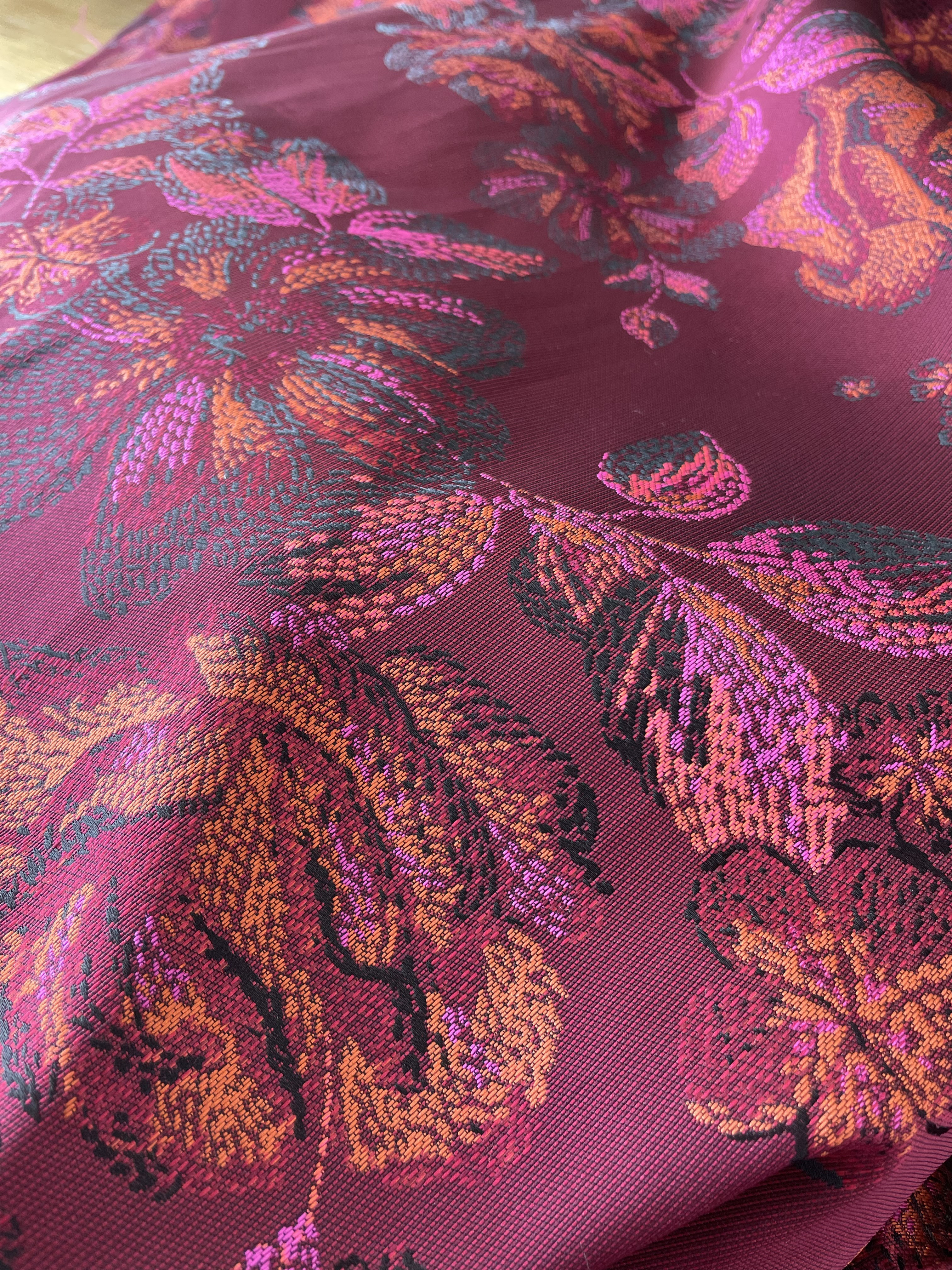 モーヴピンク イタリア生地