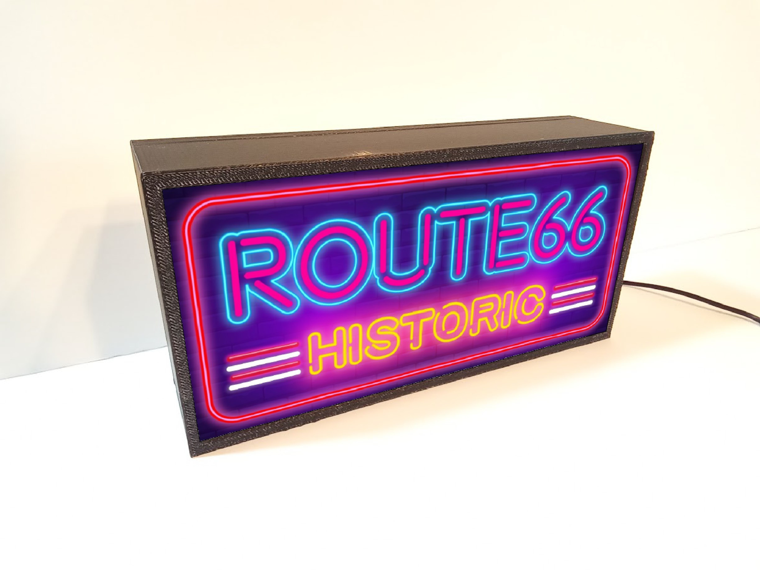 アメリカン雑貨 ルート66 ヒストリック ロードサイン カフェ パブ ミニチュア ランプ 看板 置物 雑貨 ライトBOX