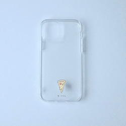 ピザ　pizza/mplant　スマホケース　iPhoneケース　クリアケース　ソフトケース シンプル 2枚目の画像