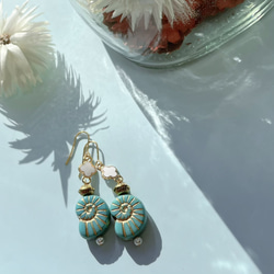 【本日限定セール中☆】アンモナイトピアス&Earrings 3枚目の画像