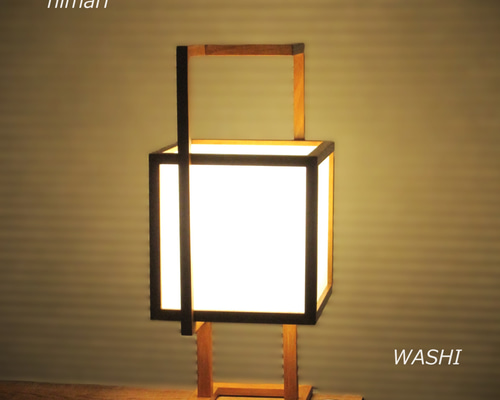 インテリア　ライトフレーム インテリア照明 灯光 S06T-14 正6面体 インテリアライト スタンド