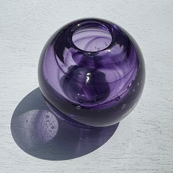 ミニ一輪挿し  Amethyst  1点 1枚目の画像