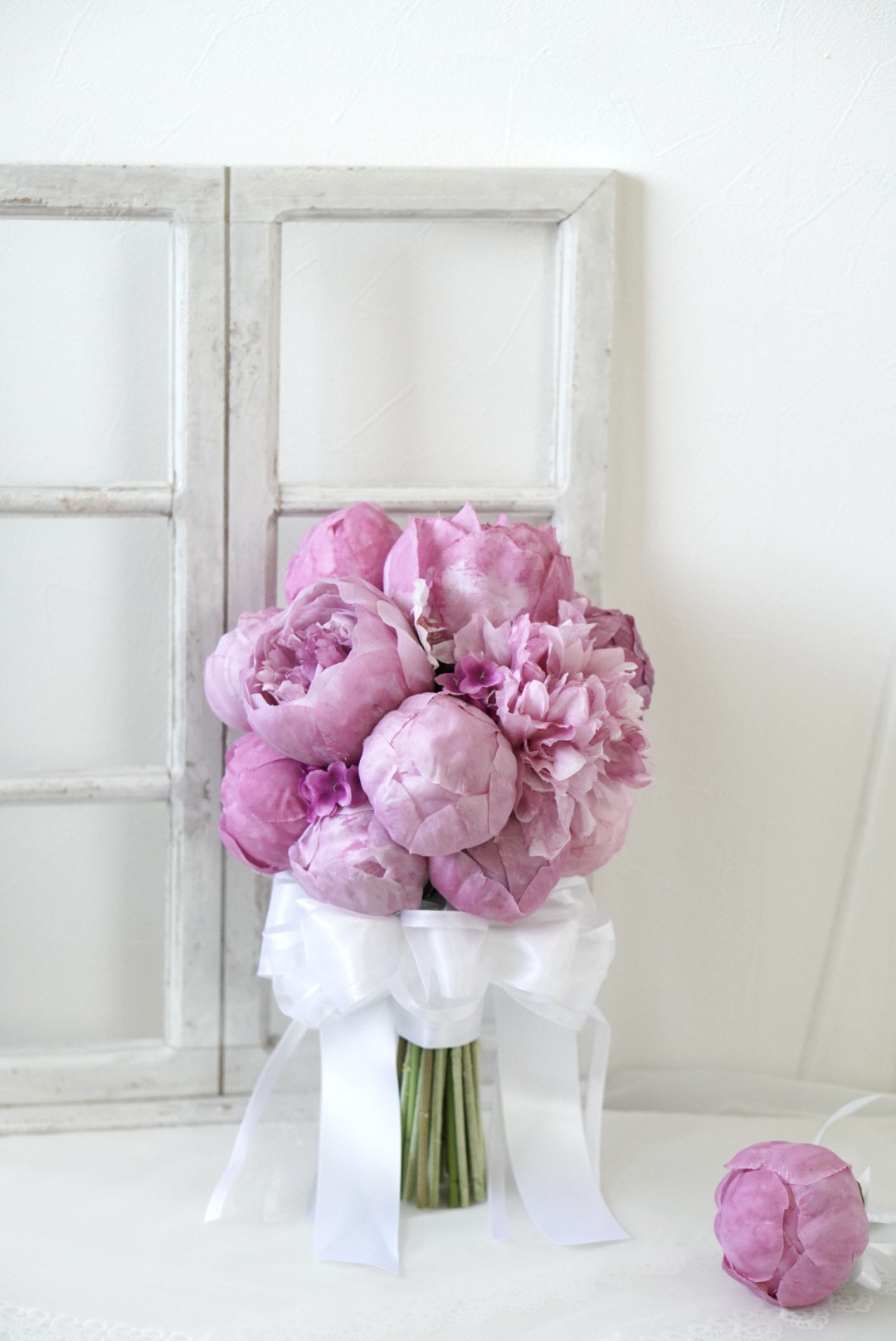 芍薬蕾ブーケ ブートニアセット ウェディングブーケ ブーケ atelier