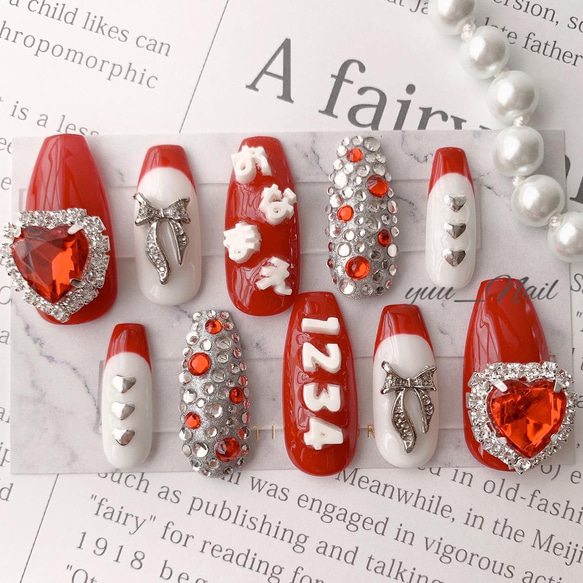 ネイルチップ♡オーダー受付ページの通販 by miliy nail🐈‍⬛ ͗