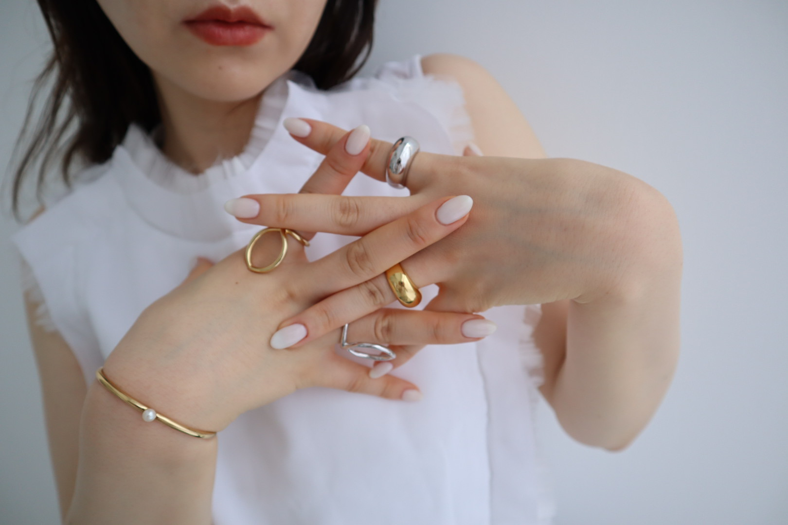 Half moon Ring ( gold )