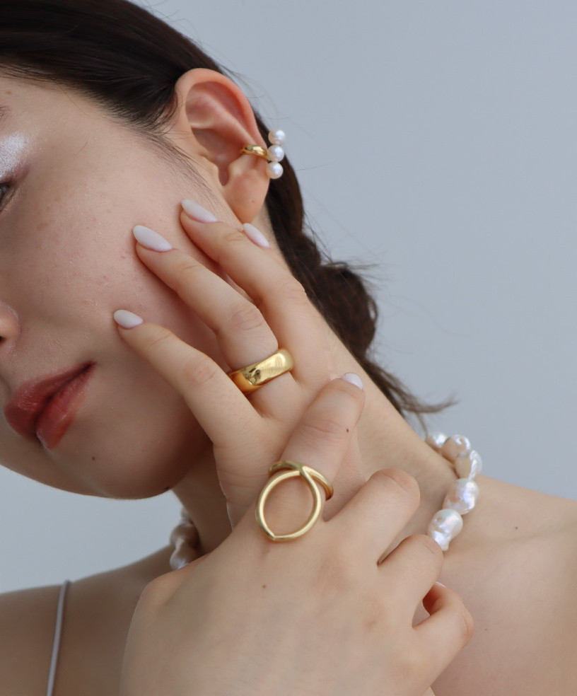 Half moon Ring ( gold )