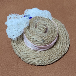 【送料無料】麦わら帽子のマグネット(リボン) 3枚目の画像