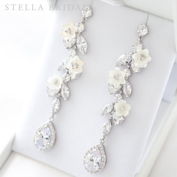 STELLA BRIDALキュービックジルコニア Cattleya カトレア 5e5d66a4a9876530cc7df467385387