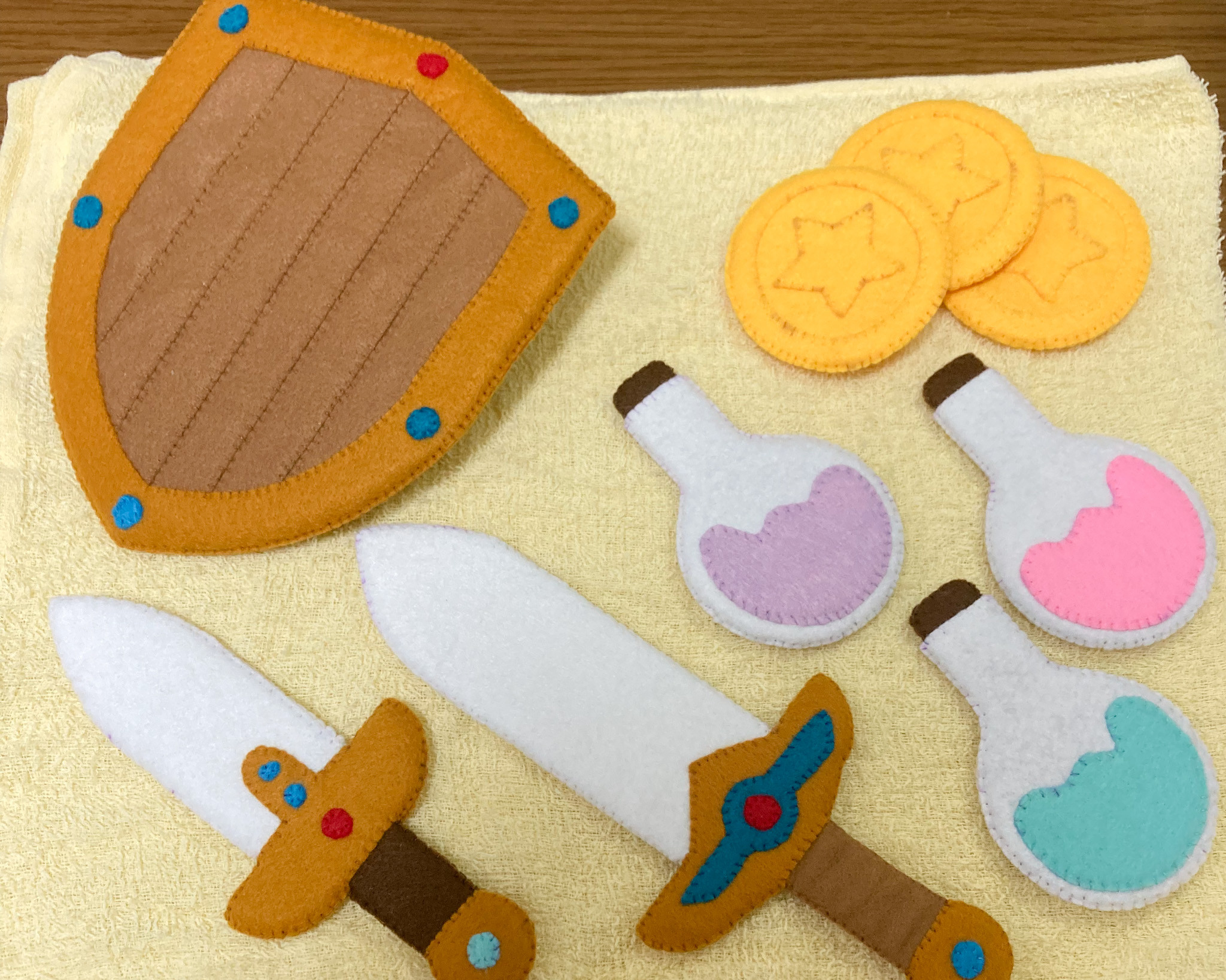 《再販》冒険セット　フェルトおもちゃ