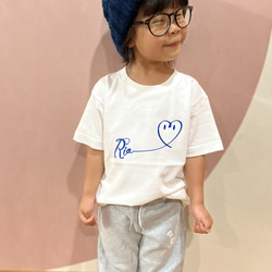 ハートTシャツ　　名入り 9枚目の画像