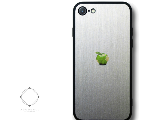 iPhone - みきまる まるで金属のようなiPhoneケース】 iPhoneケースカバー