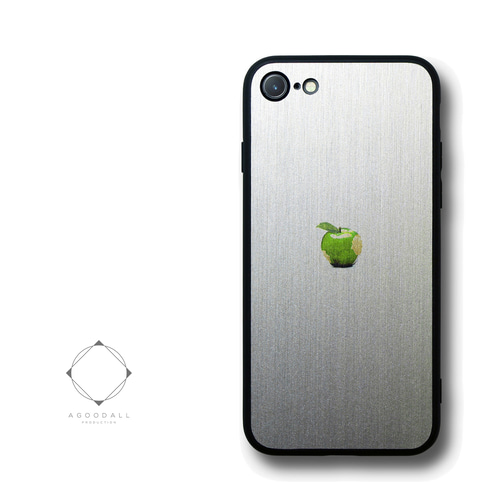 まるで金属のようなiPhoneケース】iPhoneケースカバー（シルバー