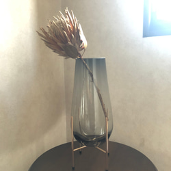 [入荷しました] drop glass flower vase / モダン インテリア フラワーベース 花瓶 4枚目の画像