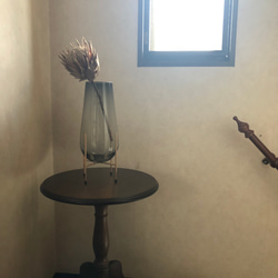 [入荷しました] drop glass flower vase / モダン インテリア フラワーベース 花瓶 3枚目の画像