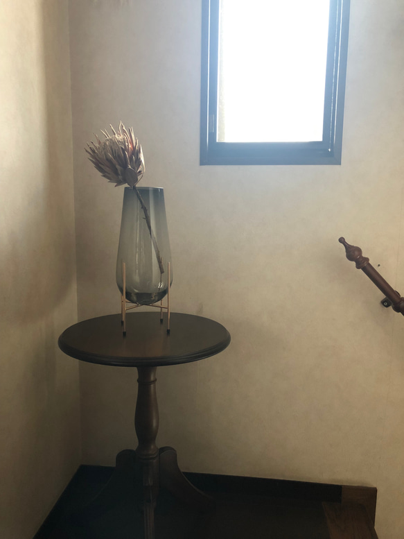 [入荷しました] drop glass flower vase / モダン インテリア フラワーベース 花瓶 3枚目の画像