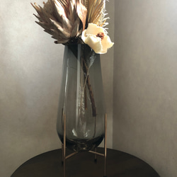 [入荷しました] drop glass flower vase / モダン インテリア フラワーベース 花瓶 9枚目の画像