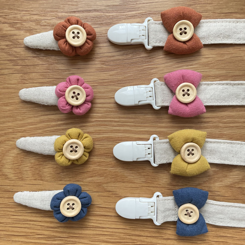 お花のぷくぷくピン(全7色)☆ぱっちんピン 雑貨・その他 Fiore