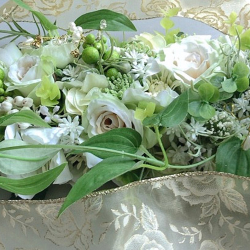 アンティーク、クラシカル調/エレガンスロングガーランド/光触媒加工/1  