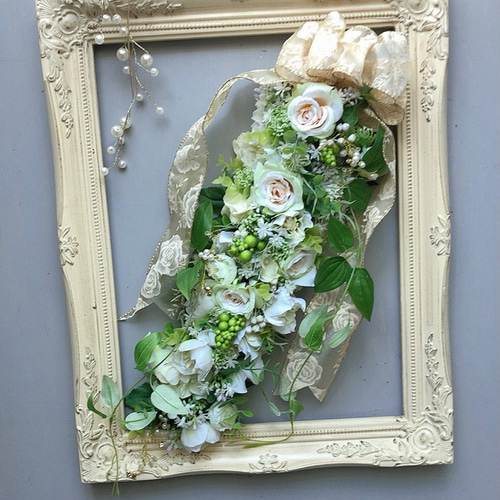 アンティーク、クラシカル調/エレガンスロングガーランド/光触媒加工/1  