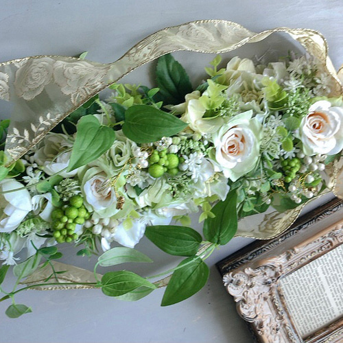 アンティーク、クラシカル調/エレガンスロングガーランド/光触媒加工/1  