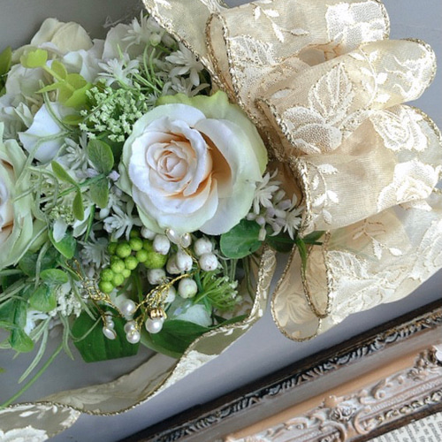 アンティーク、クラシカル調/エレガンスロングガーランド/光触媒加工/1  