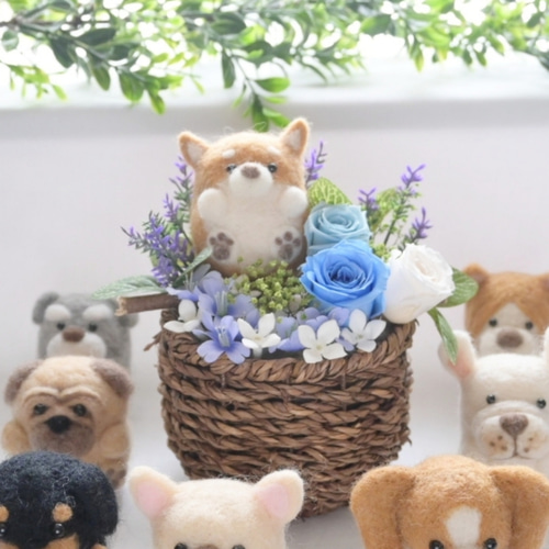 羊毛フェルト 柴犬