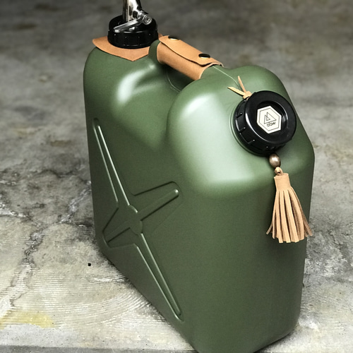 完成品】カスタムウォータータンク10L／カーキ バス・トイレ・洗面用品