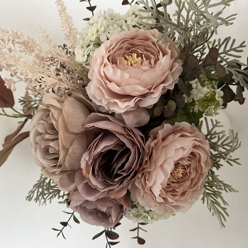 【予約】 アーティシャルフラワーアンティーク薔薇 Flower アートフラワー 花束・アレンジメント