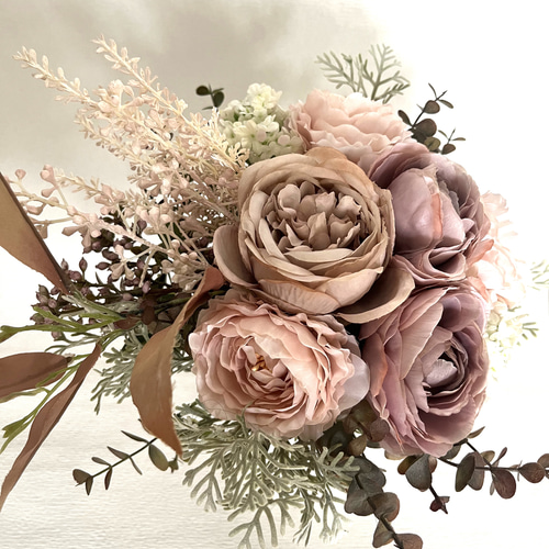 【作家作品】薔薇アートフラワー アーティシャルフラワーアンティーク薔薇 アートフラワー Flower