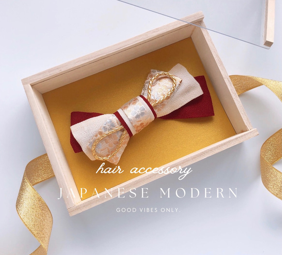 ご確認用になります。金襴リボン 髪飾り ご確認用になります。