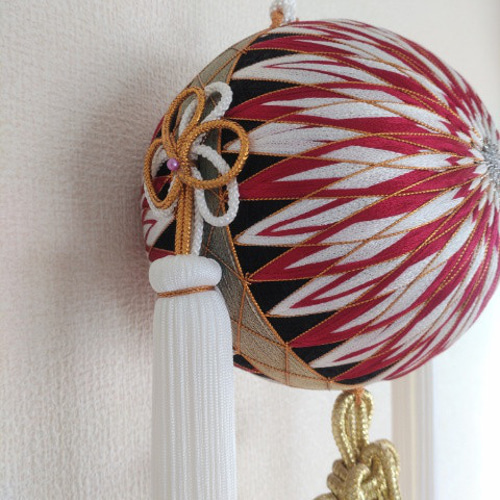 手鞠】御殿まり 房付き その他インテリア雑貨 lea pua 通販 14489087