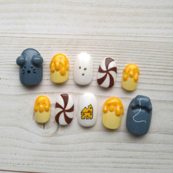 ネイルアート 3Dパーツ * アニマル ひよこさん ネイルチップ（つけ爪