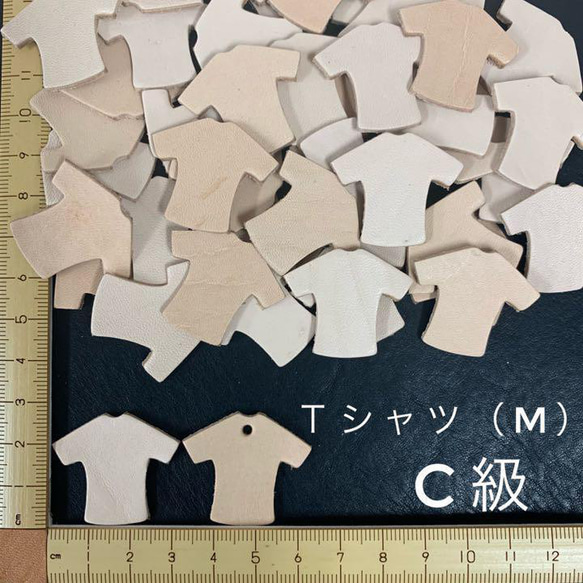 ヌメ革　Tシャツ（M）Ｃ級　４５枚セット 1枚目の画像
